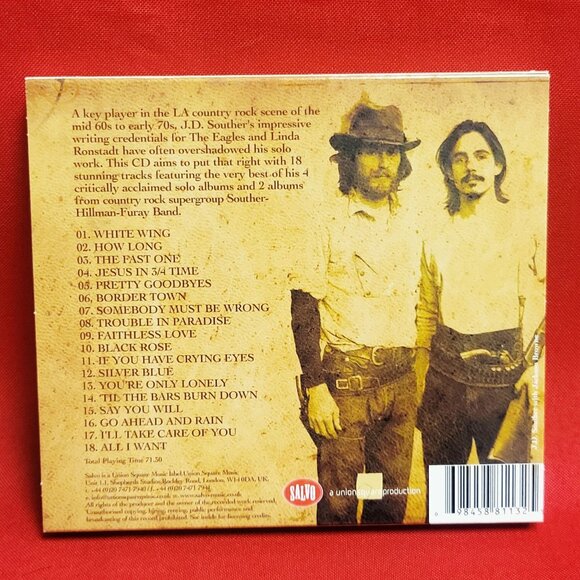 Border Town The Very Best of JD Souther CD Signed 1991 - Picture 2 of 8